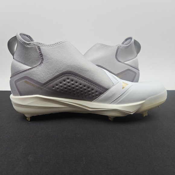 Adidas Adizero Impact+ BSB Baseball Cleats Men's 11 White Gold Lightweight - Picture 6 of 9
